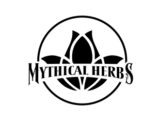 Mythical herbs logo design by Gwerth