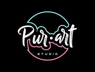 pur•art studio (purart studio) logo design by ubai popi