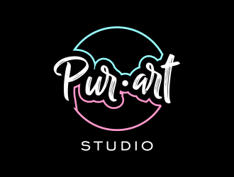 pur•art studio (purart studio) logo design by ubai popi
