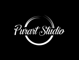 pur•art studio (purart studio) logo design by giphone