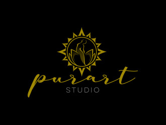 pur•art studio (purart studio) logo design by Akisaputra