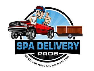 Spa Delivery Pros logo design by PrimalGraphics