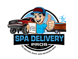 Spa Delivery Pros logo design by PrimalGraphics