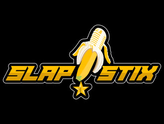 SlapStix logo design by Suvendu