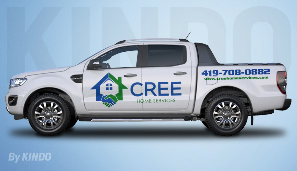 Cree Home Services logo design by Kindo