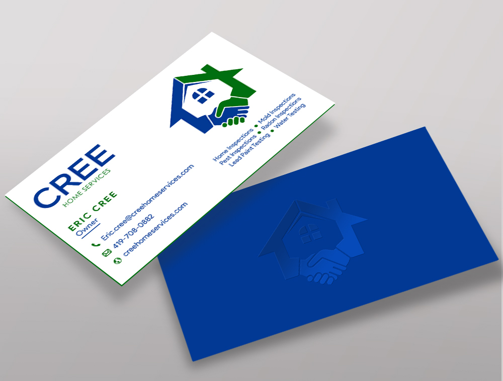 Cree Home Services logo design by Niqnish