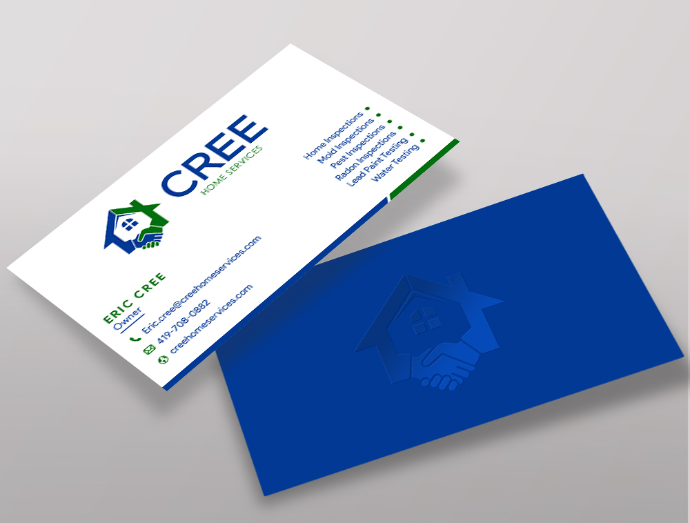 Cree Home Services logo design by Niqnish