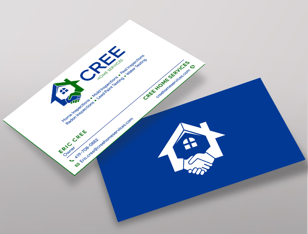 Cree Home Services logo design by Niqnish