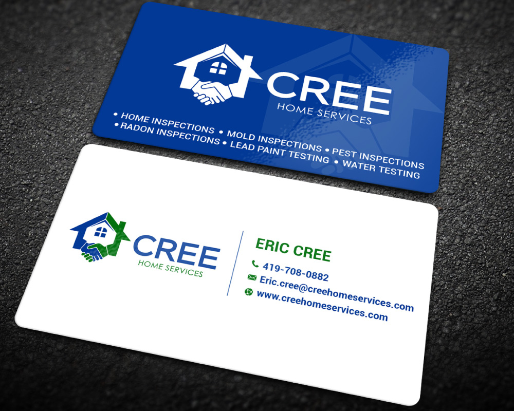 Cree Home Services logo design by Boomstudioz