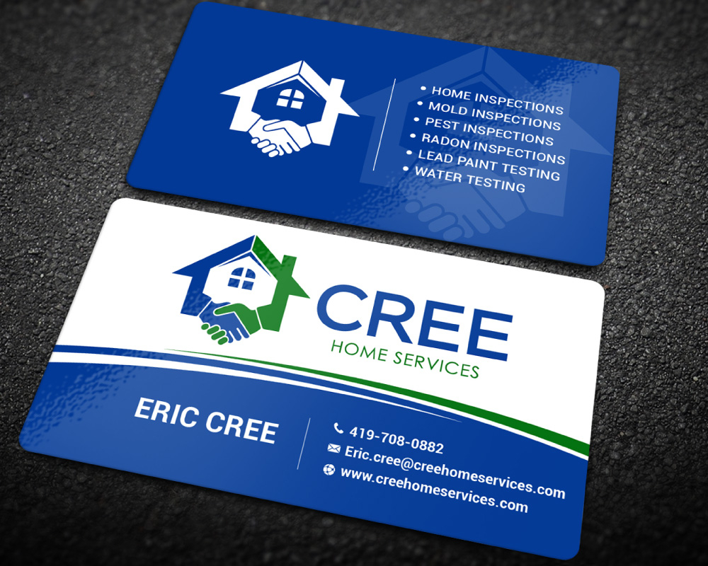Cree Home Services logo design by Boomstudioz