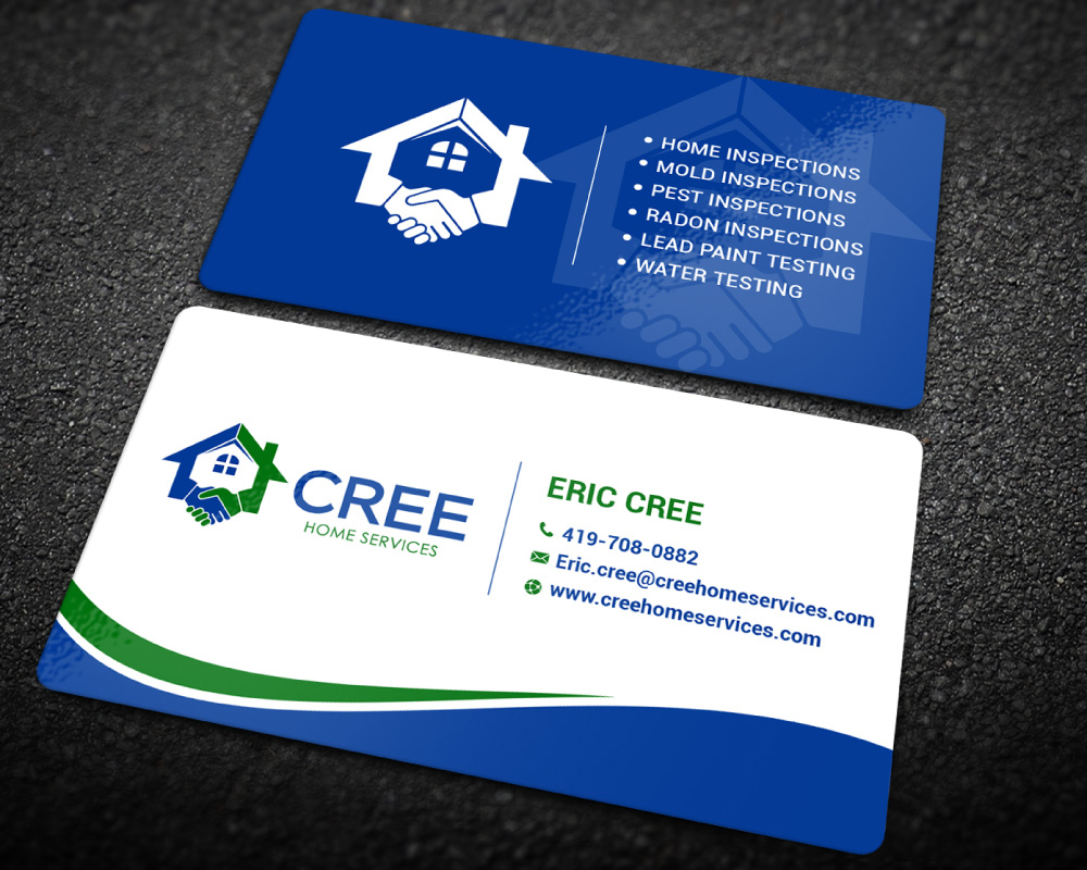 Cree Home Services logo design by Boomstudioz