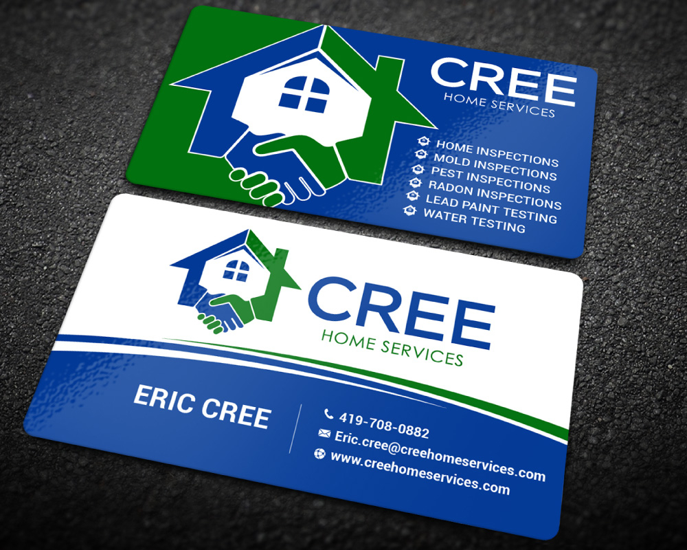 Cree Home Services logo design by Boomstudioz
