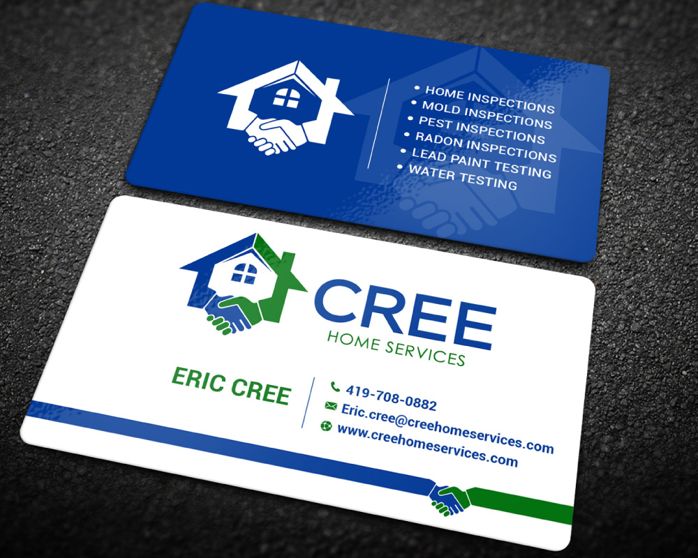 Cree Home Services logo design by Boomstudioz