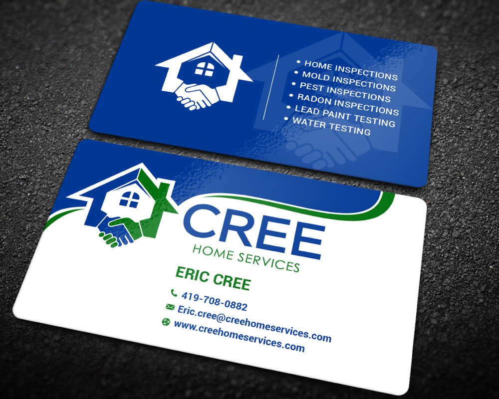 Cree Home Services logo design by Boomstudioz