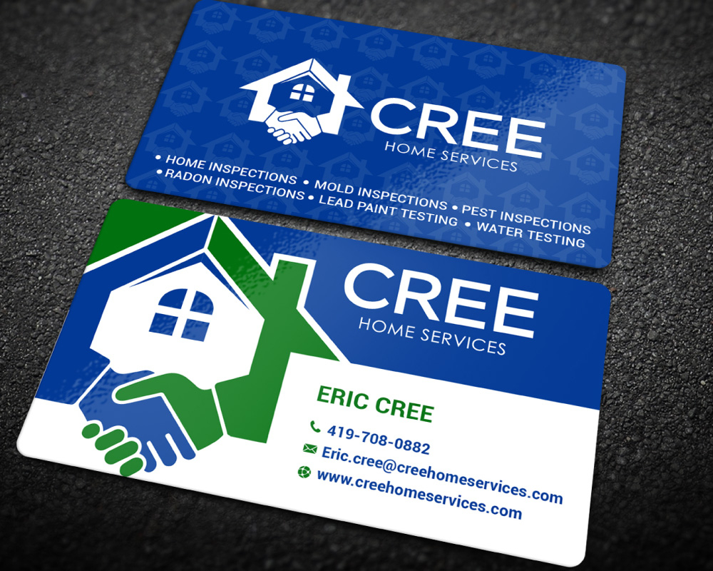 Cree Home Services logo design by Boomstudioz
