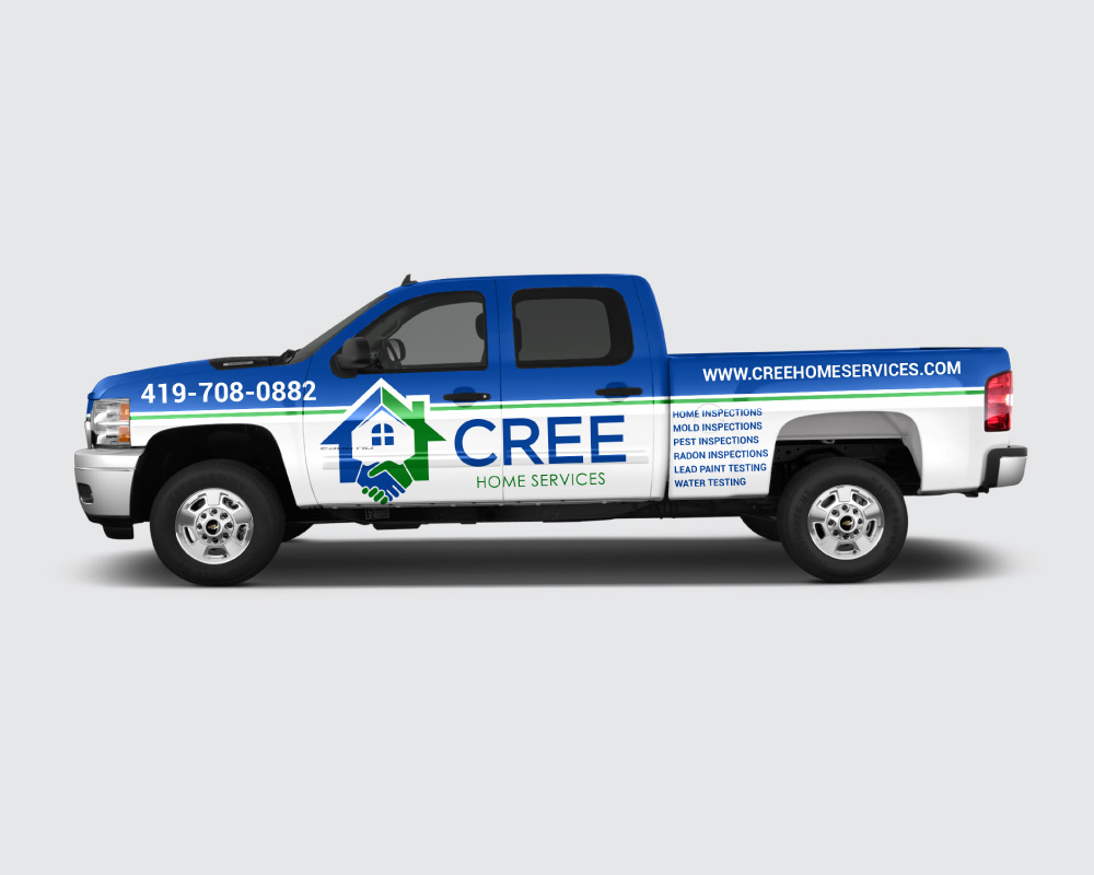 Cree Home Services logo design by Boomstudioz