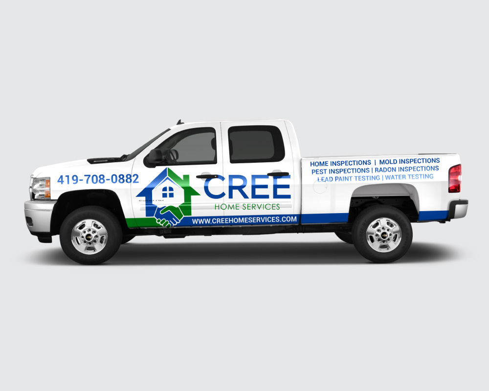 Cree Home Services logo design by Boomstudioz