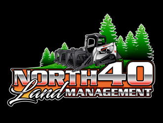 North 40 land management  logo design by DreamLogoDesign