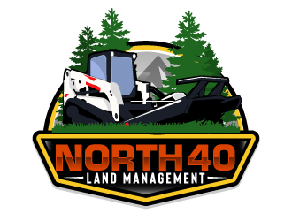 North 40 land management  logo design by AamirKhan