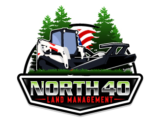 North 40 land management  logo design by AamirKhan
