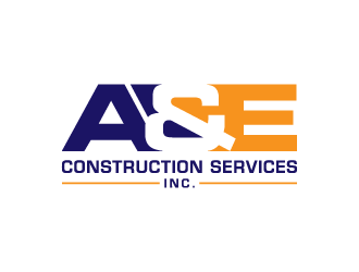 A&E Construction Services Inc. logo design by denfransko
