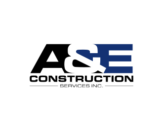 A&E Construction Services Inc. logo design by MarkindDesign