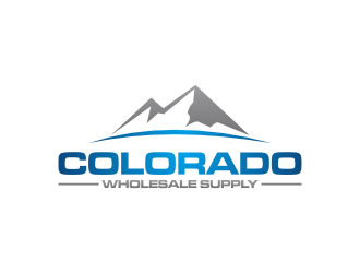 Colorado Wholesale Supply logo design by luckyprasetyo