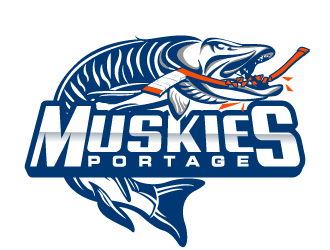 Portage Muskies Logo Design - 48hourslogo