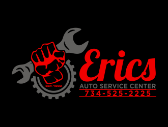 Erics Auto Service Center logo design by qqdesigns