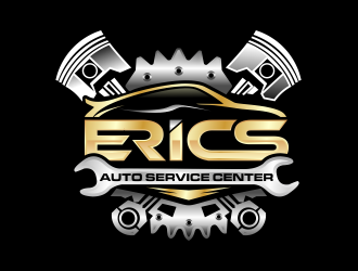 Erics Auto Service Center logo design by hidro