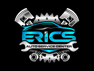 Erics Auto Service Center logo design by hidro