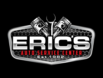 Erics Auto Service Center logo design by AamirKhan