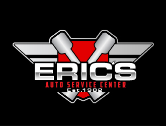 Erics Auto Service Center logo design by AamirKhan
