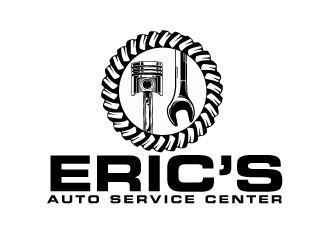 Erics Auto Service Center logo design by AamirKhan