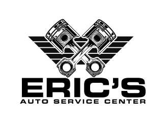 Erics Auto Service Center logo design by AamirKhan