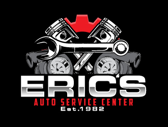 Erics Auto Service Center logo design by AamirKhan