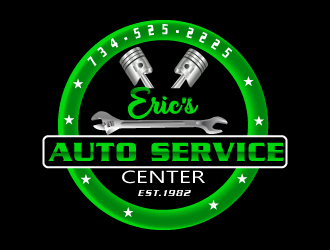 Erics Auto Service Center logo design by Suvendu