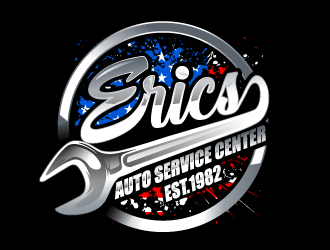 Erics Auto Service Center logo design by Suvendu