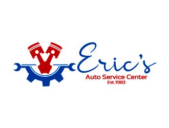 Erics Auto Service Center logo design by Gwerth