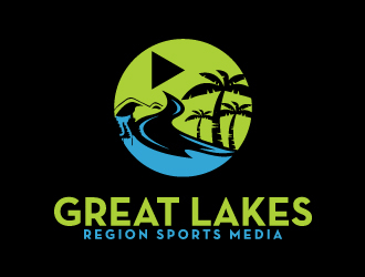 Great Lakes Region Sports Media logo design by sunny070