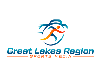 Great Lakes Region Sports Media logo design by ingepro