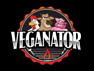 VEGANATOR logo design by AamirKhan