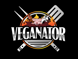 VEGANATOR logo design by AamirKhan