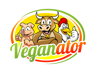 VEGANATOR logo design by haze