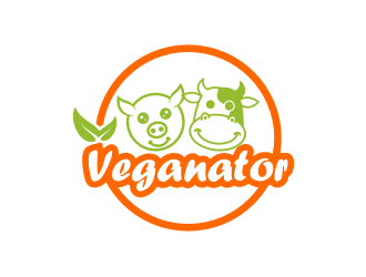 VEGANATOR logo design by Garmos