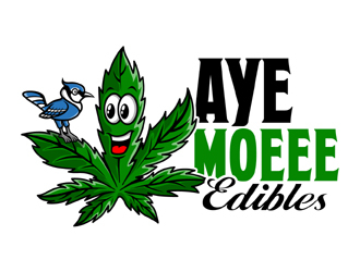Aye Moeee Edibles logo design by MAXR