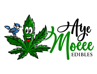 Aye Moeee Edibles logo design by MAXR