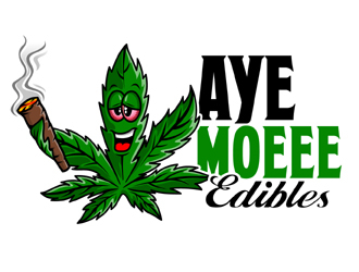 Aye Moeee Edibles logo design by MAXR