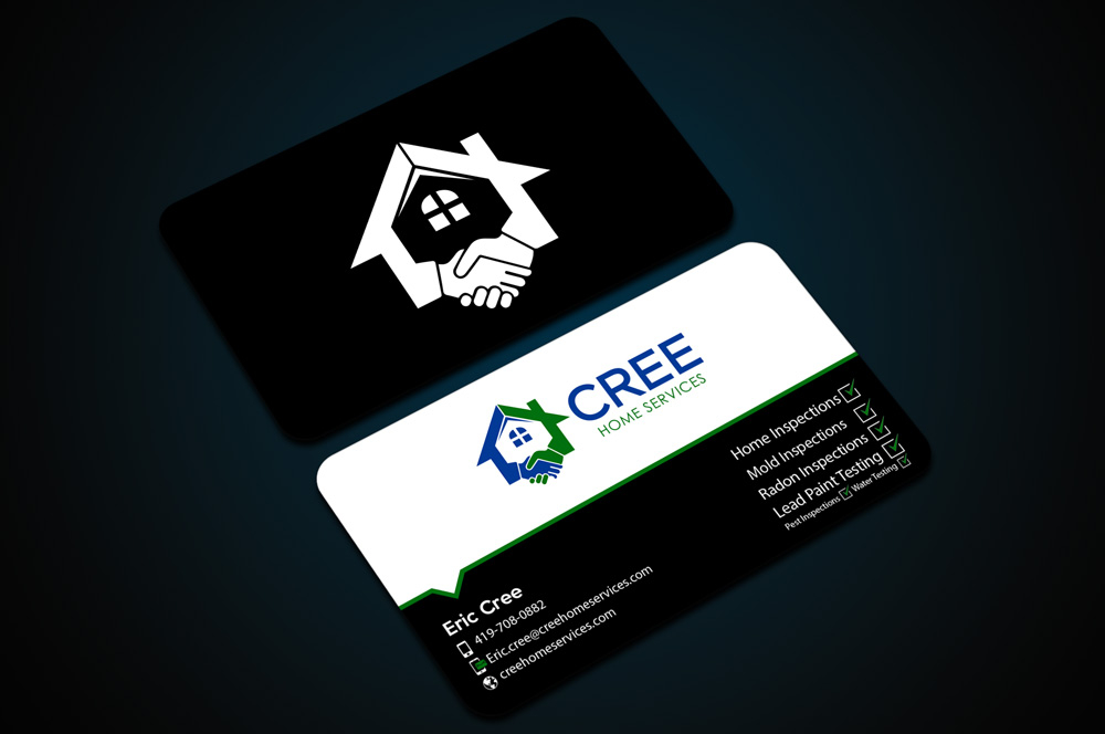 Cree Home Services logo design by grea8design