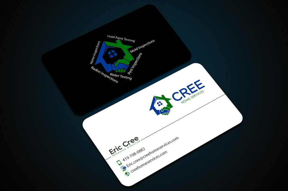Cree Home Services logo design by grea8design